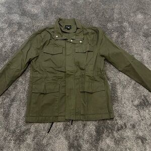 Forever 21 Men's Army Green Field Jacket